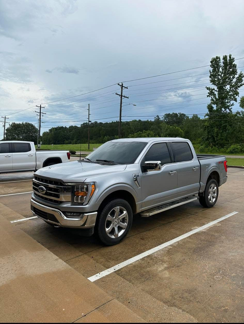 Ford F-150 with premium window tint applied by Tint Werkz, showcasing the benefits of heat and UV rejection